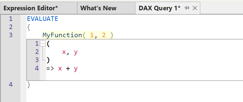 Peek Definition for UDFs